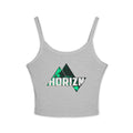 Horizn Green Marble Triangle Crop Tank