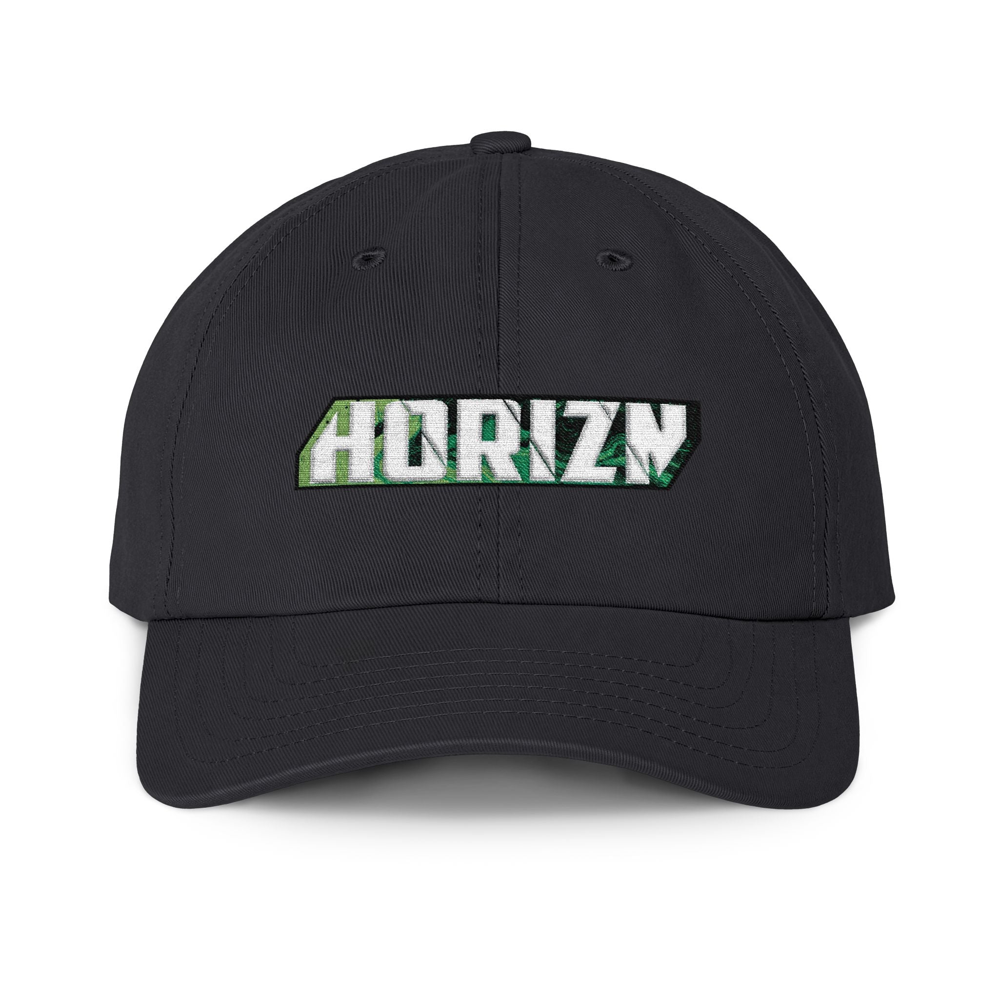 HORIZN Embroidered Dad Hat — Vintage Sporty Logo Baseball Cap